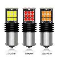 ราคา หลอดไฟเลี้ยว ไฟถอย LED 24ชิฟ ขั้วบิด1156 แสงส้มและแสงขาว เขี้ยวเยื้องกระพริบเร็ว แบบสว่างชัดเจน 12w จำนวน2หลอด (16611791352)