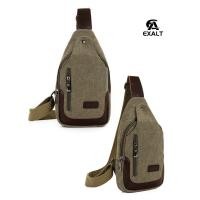 ราคา กระเป๋าคาดอก F161 กระเป๋าผู้ชาย กระเป๋าสะพายข้าง ผ้าแคนวาส แฟชั่น Fashion bag คุณภาพดี (21432233146)