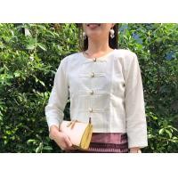 ราคา เสื้อพื้นเมือง กาสะลอง สีขาวดิบ กะปิ (9113392307)