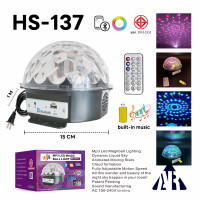 ราคา ไฟดิสโก้ แบบเทค ไฟแดนซ์ ไฟปาร์ตี้ เล่นเพลงได้ LED Magic Ball Light MP3 (22620548291)