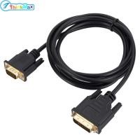 ราคา DVI ไปที่สาย VGA HD 1080P DVI 24 1ถึง VGA คอมพิวเตอร์สายเคเบิลตัวผู้เป็นตัวผู้ DVI สายเชื่อมจอ DVI 24 1ถึง15ขาตัวรับ VGA (22412572890)