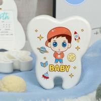 ราคา SKJK กล่องเก็บสะสมฟันสำหรับเด็กกล่องเก็บฟันกล่องผลัดฟันกล่องของที่ระลึกกล่องฟันเด็กจัดระเบียบฟันน้ำนม (20552287978)