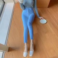 ราคา กางเกงยีนส์ยืด กางเกงสกินนี่ แต่งขาด ผ้ายืด กระชับ เก็บพุง ทรงขาเดฟเอวสูง กางเกงยีนส์ ผ้านิ่มเก็บทรง ราคาดีที่สุด พร้อมส่งในไทย (22313402606)