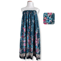 ราคา กระโจมอกอาบน้ำ ผ้าถุงอาบน้ำ ผ้าถุงเข้าค่าย ลายดอกไม้ ใส่ได้ 2 แบบ ชุดคลุมอาบน้ำ ชุดอาบน้ำหญิง ผ้าถุงขอบยางยืด กระโปรงอาบน้ำ ผ้าถุงยางยืด กระโจมอกอาบนำ้ กระโจมอกยางยืด ผ้าถุงอาบน้ำผญ (22387279605)