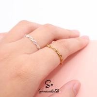 ราคา แหวนสร้อยเงินแท้ 925 ชุบทอง 18K (14606029477)