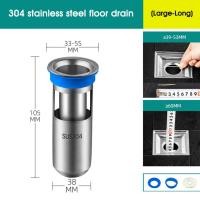 ราคา ส่งด่วนจากไทย ดักกลิ่นท่อน้ำทิ้งสแตนเลส304 ตะแกรงดักกลิ่นห้องน้ำ กระบอกกันกลิ่น กันแมลง ท่อกันกลิ่น ดับกลิ่นท่อระบายน้ำ (22420086035)
