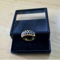 ราคา แหวนทับทิม แหวนพลอยนพเก้า แหวนพลอยตัวเรือนทองเหลืองขัดเงา BR 03 (17710076607)