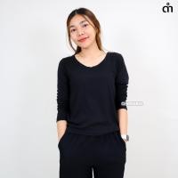 ราคา t512 เสื้อยืด คอกลม แขนยาว ผ้าร่อง งานผ้าร่อง เนื้อผ้านิ่ม ยืดได้เยอะมาก (22575219903)
