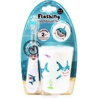 ราคา Dr Phillips Flashing Toothbrush แปรงสีฟัน ไฟกระพริบ สำหรับเด็ก 1 ชุด เซ็ทแก้วน้ำ และฝาครอบ (22588629051)