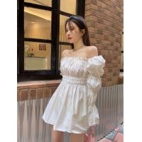 ราคา มินิเดรสแขนยาวใส่ได้สองแบบ ไซส์ใหญ่ สาวอวบ สาวอ้วน ปาดไหล่ อกถึง 50 Clothing Dress เสื้อแฟชั่น เสื้อครอป ปาดไหล่ (22386100270)