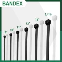 ราคา BANDEX เคเบิ้ลไทร์ ขนาด 8 10 11 12 15 3 16 นิ้ว สีขาวและสีดำ 100 ชิ้น แพ็ค (18310620978)