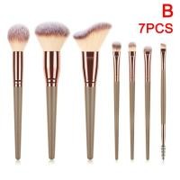 ราคา 7ชิ้น เซ็ตชุดแปรงสำหรับแต่งหน้ามืออาชีพ Kuas Blush ON แปรงแป้งฝุ่นคอนซีลเลอร์แปรงแปรงอายแชโดว์นุ่มพิเศษสำหรับแต่งหน้าแบบเริ่มต้น (22227777159)