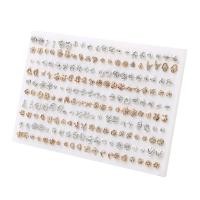 ราคา 100คู่ เซ็ตMulti สไตล์ผลไม้ที่มีสีสันดอกไม้คริสตัลคริสตัลรูปทรงเรขาคณิตต่างหูเม็ดกลมชุดสำหรับหญิงสาวพลาสติกต่างหูเครื่องประดับของขวัญ (5504920965)