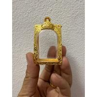 ราคา กรอบพระตลับชุบทองลายคมชัดแบบเปิดหลังตลับเป็นงานใส่สมเด็จพิมพ์มาตราฐานขนาดของตลับวัดได้2 9 4 1cm (12268455488)