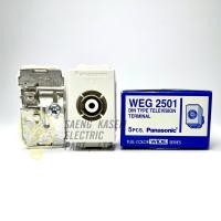 ราคา เต้ารับทีวี TV เต้ารับโทรศัพท์ WEG 2501 WEG 2164 Panasonic (14819127615)