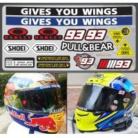 ราคา สติ๊กเกอร์ชิวหมวกกันน็อค SHOEI Arai HJC KYT NOLAN X lite SCORPION J1 (21512940367)