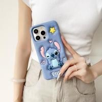 ราคา 3D การ์ตูนสีฟ้าซิลิโคนสำหรับ iPhone 11 12 13 14 15 Pro Max 3D การ์ตูนสีฟ้าซิลิโคนกรณีปลอกสำหรับ IPhone14Promax กรณี (22282206413)