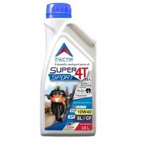 ราคา น้ำมันเครื่อง มอเตอร์ไซค์ 4T หัวฉีด PACTS SUPER SPORT 4T 10W 40 API SL CF JASO MA (22270563317)