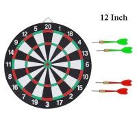 ราคา HS กระดานปาเป้า แบบหนา ปาได้ทั้ง2หน้า พร้อมลูกดอก 6ดอก ติดทุกดอก Dartboard ขนาด12 15 17นิ้ว หนา 1 ซม (22427505977)