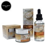 ราคา Sasimi Rice Bright and White Skin Cream ครีมบำรุงผิวหน้า เซรั่ม สูตรรวงข้าว ผิวขาวใส รูขุมขนกระชับ (22529763067)