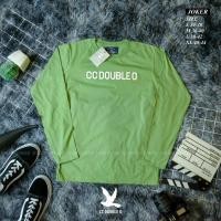 ราคา เสื้อแขนยาว งานปัก cc ooป้ายห้อย ผ้าคอตตอนใส่ได้ทั้งชายและหญิง S M L XL (15916791523)