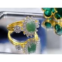 ราคา หินนำโชค จี้หินอเวนเจอรีน ชุบทอง 24k แหวนอเวนเจอรีน honkai Aventurine (22616790802)