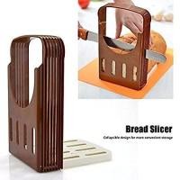 ราคา ที่หั่นขนมปัง แท่นรองตัดขนมปัง แท่นตัดขนมปังหั่นหนา หั่นบางได้ตามใจต้องการ พับเก็บได้ Bread Slicer (22278362860)