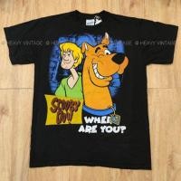 ราคา เสื้อยืดคอตตอน SCOOBY DOO BOOTLEG เสื้อลายการ์ตูน เสื้อลายน่ารัก ผ้าดำฟอก (22575214806)