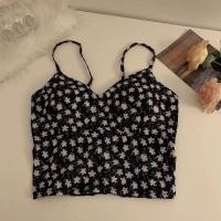 ราคา ส่งฟรี ถูกชัวร์ ถูกๆ ดีลเด็ดE49 เสื้อสายเดี่ยวลายดอก เสื้อแฟชั่นผู้หญิง ดอกเดซี่ สายเดี่ยว ลายดอกไม้ (21728861377)