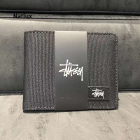 ราคา Natlux Stussy Minimalist กระเป๋าสตางค์ใบสั้นคู่ใช้ได้ (22220999003)