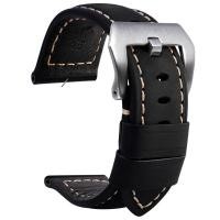 ราคา สายรัดหนังสีน้ำเงินสำหรับนาฬิกา Panerai สายนาฬิกาสำหรับผู้ชาย20มม 22มม 24มม 26มม สายสายข้อมือสำหรับเปลี่ยนหนังวัว (21649902310)