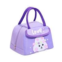 ราคา XINLANYASHE จัดส่งฟรี กล่องข้าวกลางวันกล่องอาหารกลางวันกล่องข้าวกลางวันกระเป๋าฉนวนความร้อนใส่กล่องข้าวถุงพร้อมที่จับซึ่งสามารถรักษาความอบอุ่น เย็นนักเรียนกระเป๋าใส่เบนโตะนำกระเป๋าถือข้าวกระเป๋าใส่ข้าว