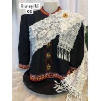 ราคา ผ้าสไบลูกไม้ ใส่ไปทำบุญ พร้อมเข็มกัดสวยๆๆ พาดลำตัว คลุมไหล่ สไบขาว สไบสีดำ ความยาว2เมตร จ้า (22649034862)