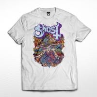 ราคา เสื้อยืด พิมพ์ลาย BAND t shirt Ghost Mary On a Cross Ghost VINTAGE สําหรับผู้ชาย และผู้หญิง เสื้อยืด (20747186320)
