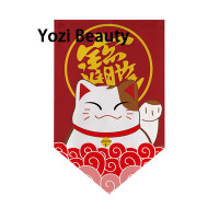 ราคา รหัส CLS2404A ลดลง30K150K เดียว พิมพ์ผ้าม่านสั้นตกแต่งสามเหลี่ยมอุปกรณ์ตกแต่งห้องครัวแมวกวักนำโชคญี่ปุ่น (22123287707)