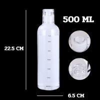 ราคา ขวดน้ำแก้ว ขนาด 500 ml ขวดน้ำ ขวดแก้ว ฝาแก้ว สีใส แบบพกพา มีขีดแบ่งเวลา ใส่น้ำดื่ม (22496287531)