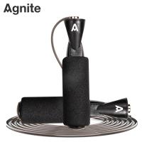 ราคา Agnite เชือกกระโดด เชือกกระโดดนักมวย เชือกกระโดดสำหรับการออกกำลังกาย น้ำหนักเบา ด้ามจับกระชับมือ มีหน้าปัดนับรอบ เชือกปรับได้ Jump Rope (22536272360)
