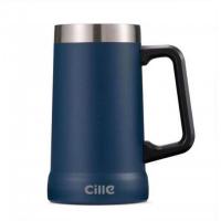 ราคา แก้วสแตนเลส มีมือจับ แก้วเบียร์ เก็บความเย็น เก็บอุณหภูมิ Tumbler Stainless steel handle (22144901553)