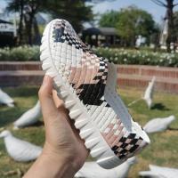 ราคา รองเท้าคัทชูยาง ลายสาน พื้นนุ่มสวมใส่สบาย กันน้ำสู้ฝน พร้อมส่งทุกวันค่ะ (21463039697)