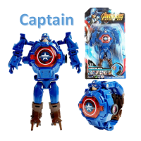 ราคา พร้อมส่ง นาฬิกาเด็ก นาฬิกาแปลงร่าง นาฬิกาหุ่นยนต์เด็ก นาฬิกาซุปเปอร์ฮีโร่ รุ่นมีไฟ ฉายแสงได้ นาฬิกาฉายแสง RC117 (4354434251)