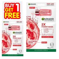 ราคา การ์นิเย่ สกิน แนทเชอรัลส์ 2เอ็กซ์ พาวเวอร์ มาสก์ โกจิ เบอรี่ 1 แผ่น โปร 1แถม1 ส่งฟรี (22750721480)