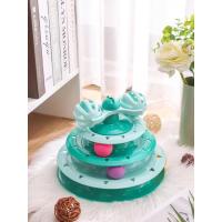 ราคา Boqi factory ของเล่นแมว รางบอลแมว รางบอลสำหรับแมว รางบอล 3 ชั้น พร้อมลูกปิงปอง 0181 (21317879040)