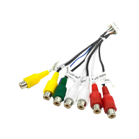 ราคา 20 Pin Android Car Stereo Automotive Connector Android Harness Wiring Harness Adapter 7 Audio Video AUX Cable (22131744267)