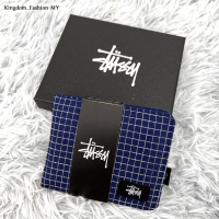 ราคา 2024สต็อกกระเป๋าเงินสั้นสองชั้น Stussy (22071091102)