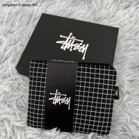 ราคา 2024สต็อกกระเป๋าเงินสั้นสองชั้น Stussy (22071091101)