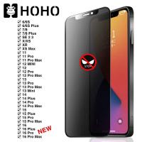 ราคา HOHO ฟิล์มกระจก เต็มจอ ฟิล์มป้องกันการแอบมอง iPhone 16 6 6S 7 8 Plus SE X XR XS Max 11 12 13 14 15 16 Pro Max 14 15 16 Plus 12 13 Mini ฟิล์มกระจก เต็มจอ ป้องกันการแอบมอง ฟิล์ม ไอโฟน (22646157411)