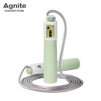 ราคา Agnite เชือกกระโดด เชือกกระโดดนักมวย เชือกกระโดดสำหรับการออกกำลังกาย น้ำหนักเบา ด้ามจับกระชับมือ มีหน้าปัดนับรอบ เชือกปรับได้ Jump Rope (22593329062)