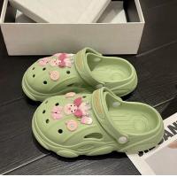 ราคา รองเท้าแตะแฟชั่นผู้หญิง ใส่สบายทรงสวยไม่กัดเท้า แต่งสติ๊กเกอร์ลายการ์ตูนน่ารักๆ พื้นยาง พื้นนุ่มน้ำหนักเบา มีหลายสี sy68 (22536471415)