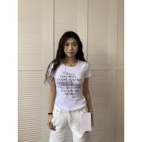 ราคา Dream Clothes เสื้อยืดผู้หญิง ทรงเข้ารูป เสื้อผ้าผู้หญิงไทย เสื้อยืดแขนสั้นพิมพ์ลายโบว์ (22351895721)