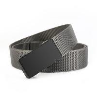 ราคา Mens Belt 2024 New Nylon Canvas Belt with Toothless Automatic Buckle Mens Belt Casual Matching Jeans Belt Youth Trendy Fashion (22163982151)